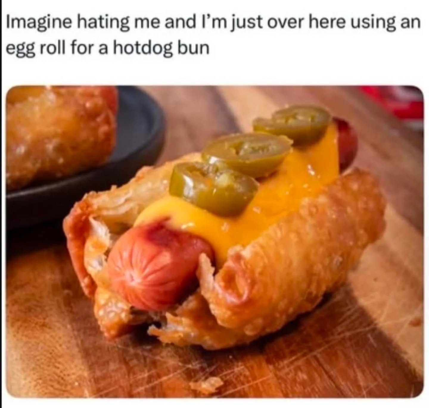 What do you think for July? We could call it "The Forbidden Bun." 🌭